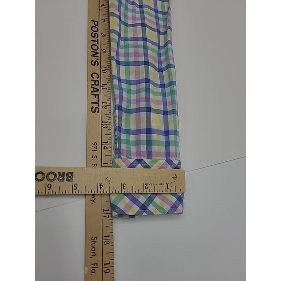 Talbots Button Up Shirt Women's Size Small Spring Plaid - Picture 6 of 6